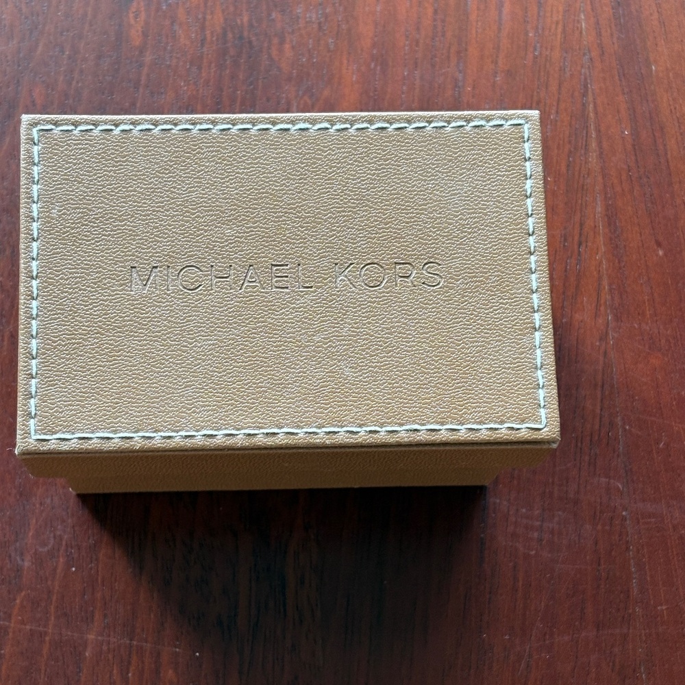 Michael Kors Tan Textured Watch Box